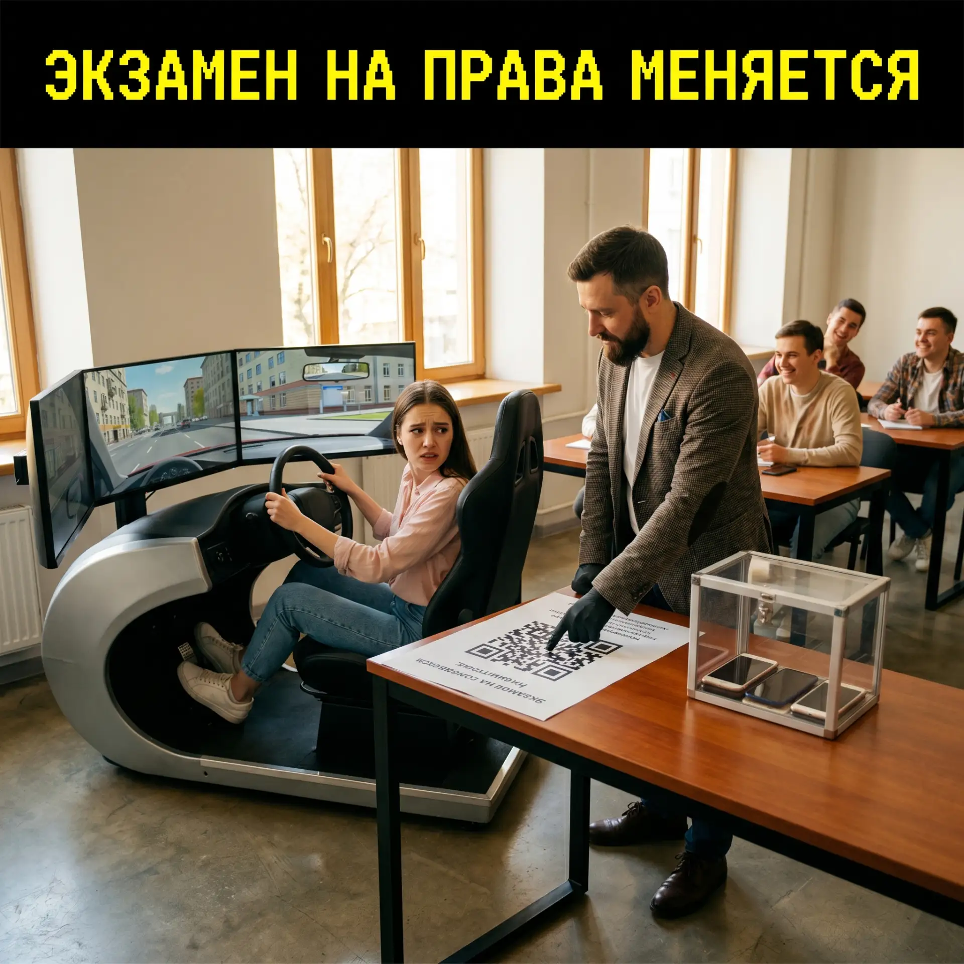 Экзамен на права станет строже