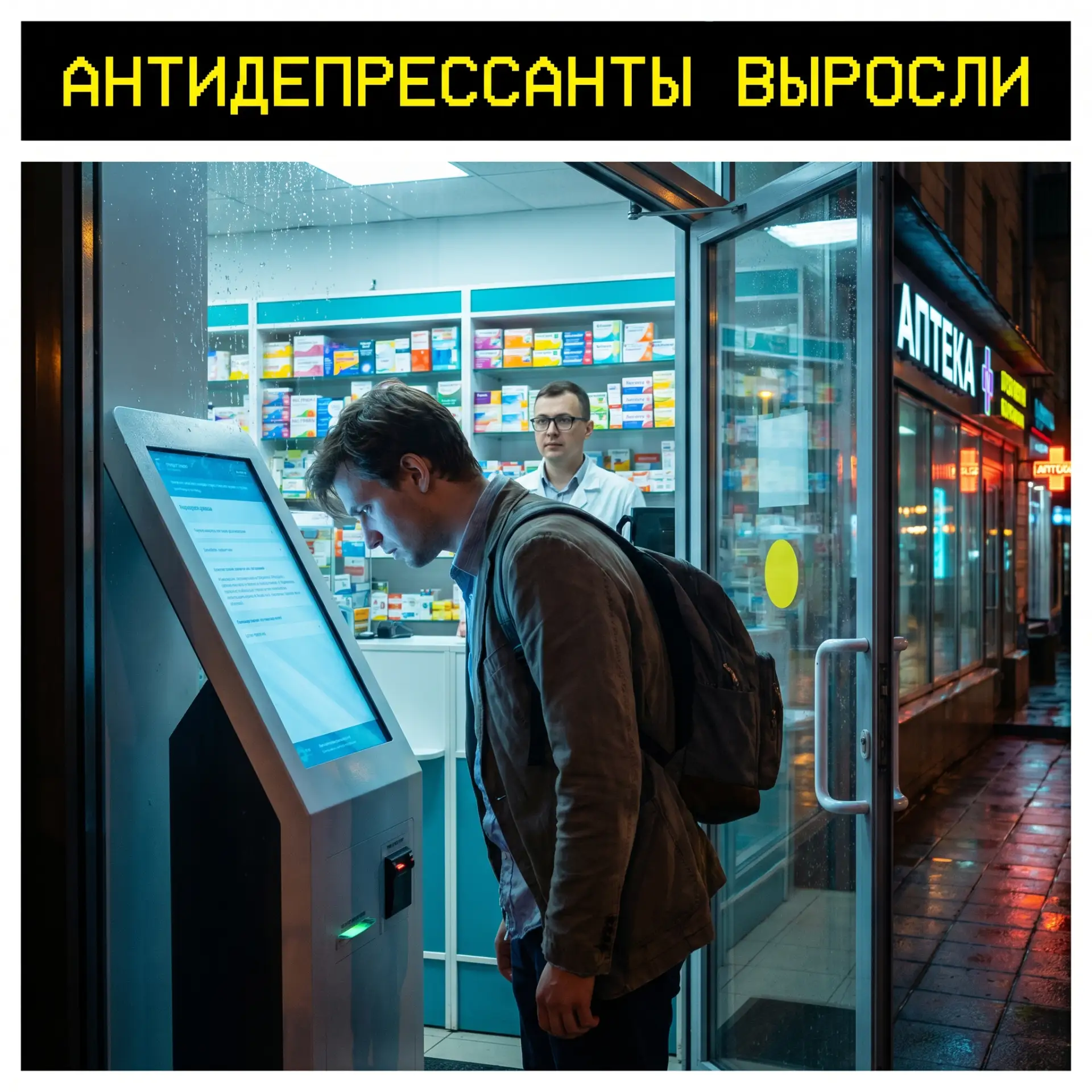 Антидепрессанты покупают вдвое чаще