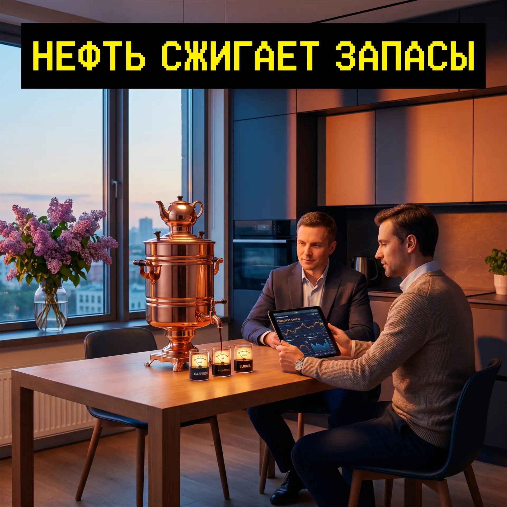 Нефть сжигает запасы