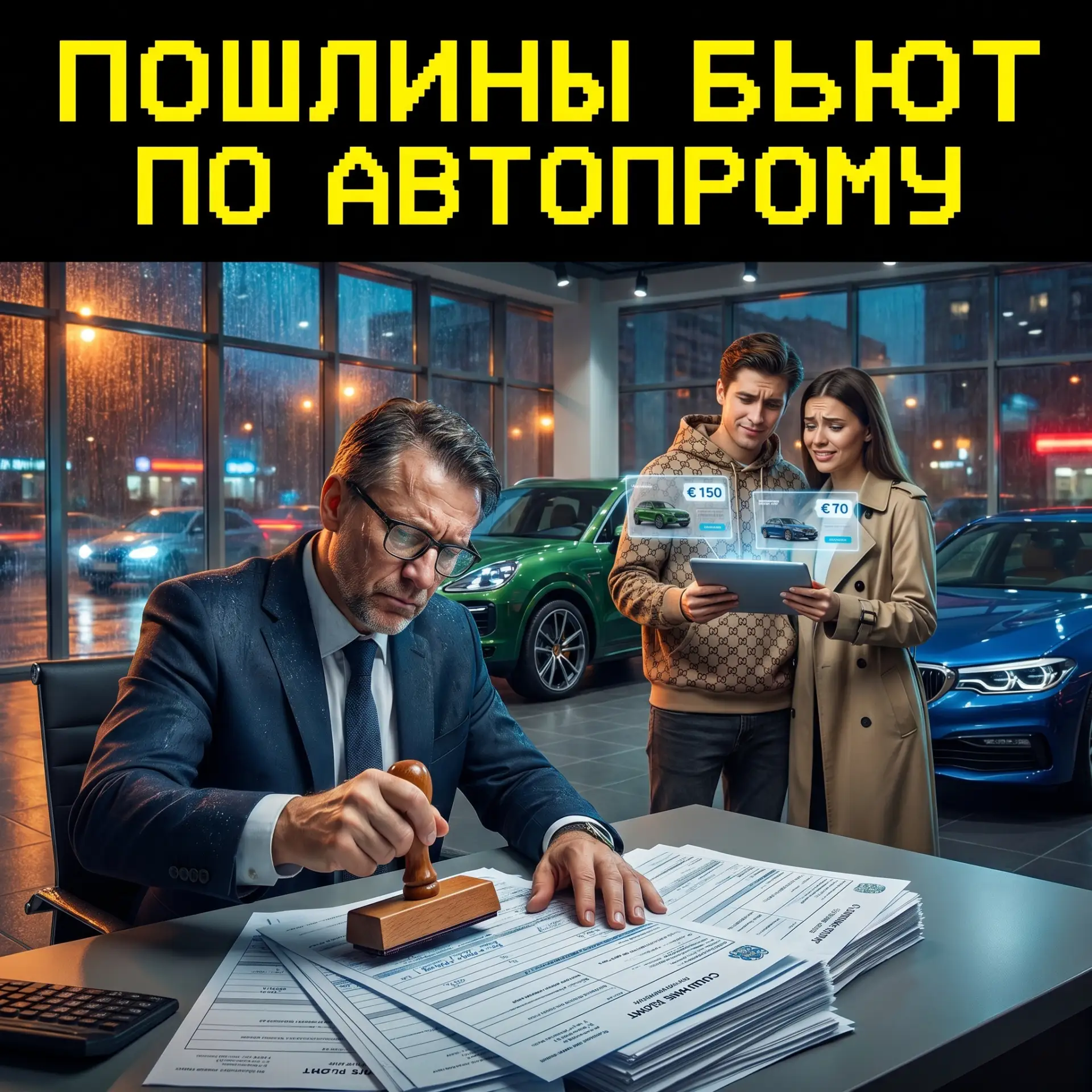 Пошлины бьют по автопрому