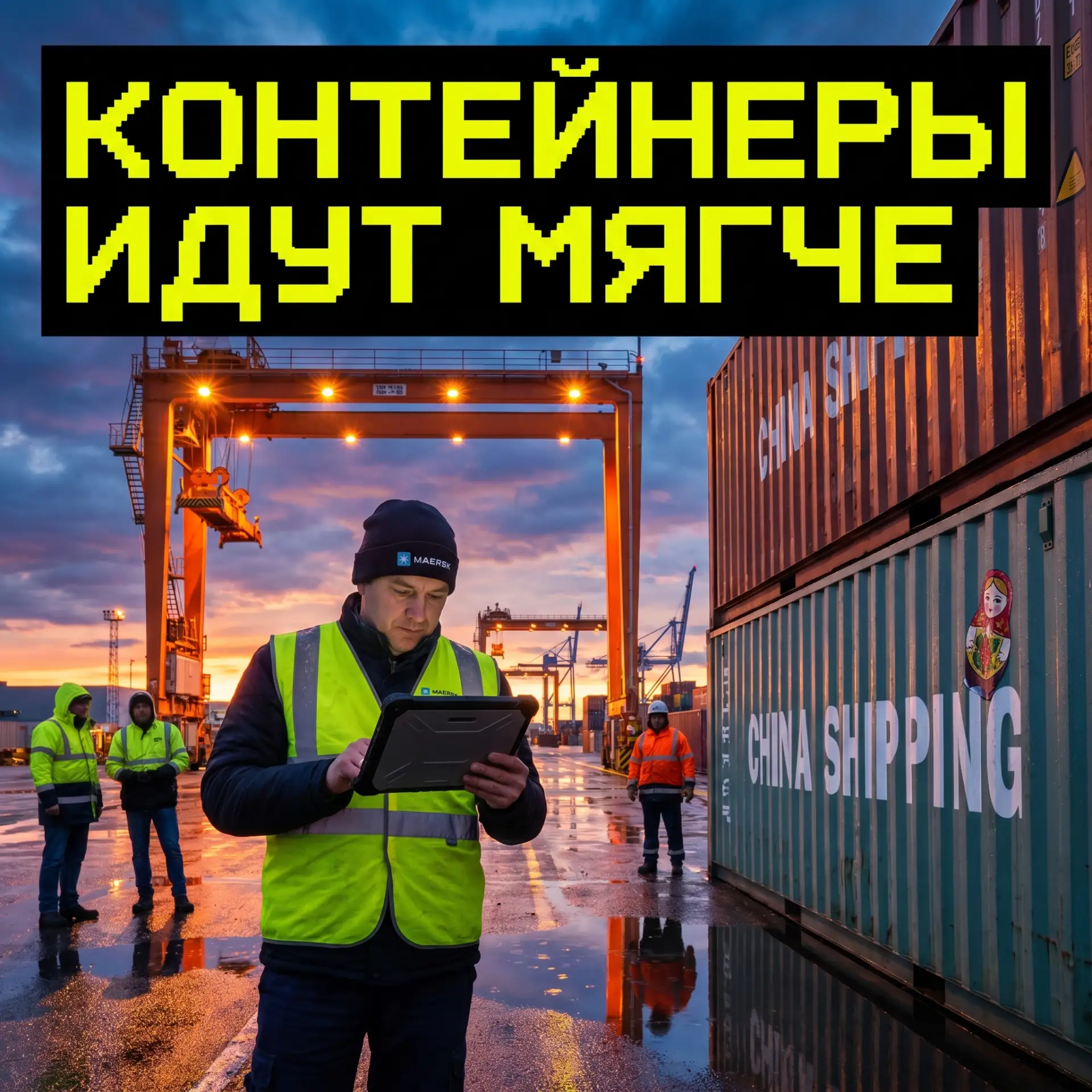 Контейнеры идут мягче