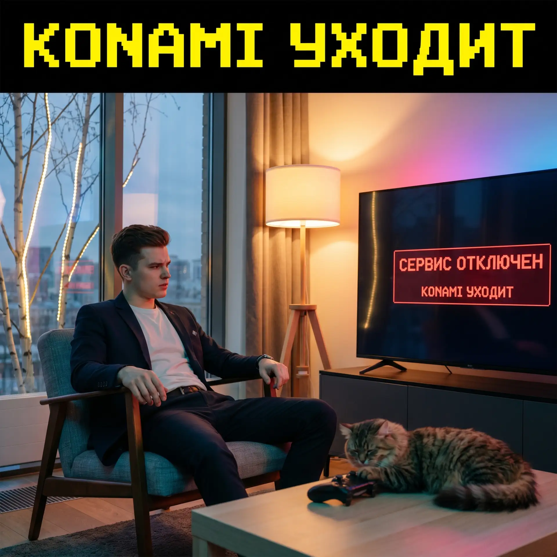 Konami выключает сервисы