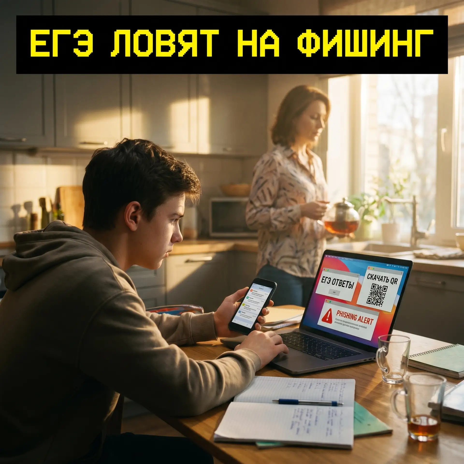 ЕГЭ ловят на фишинг
