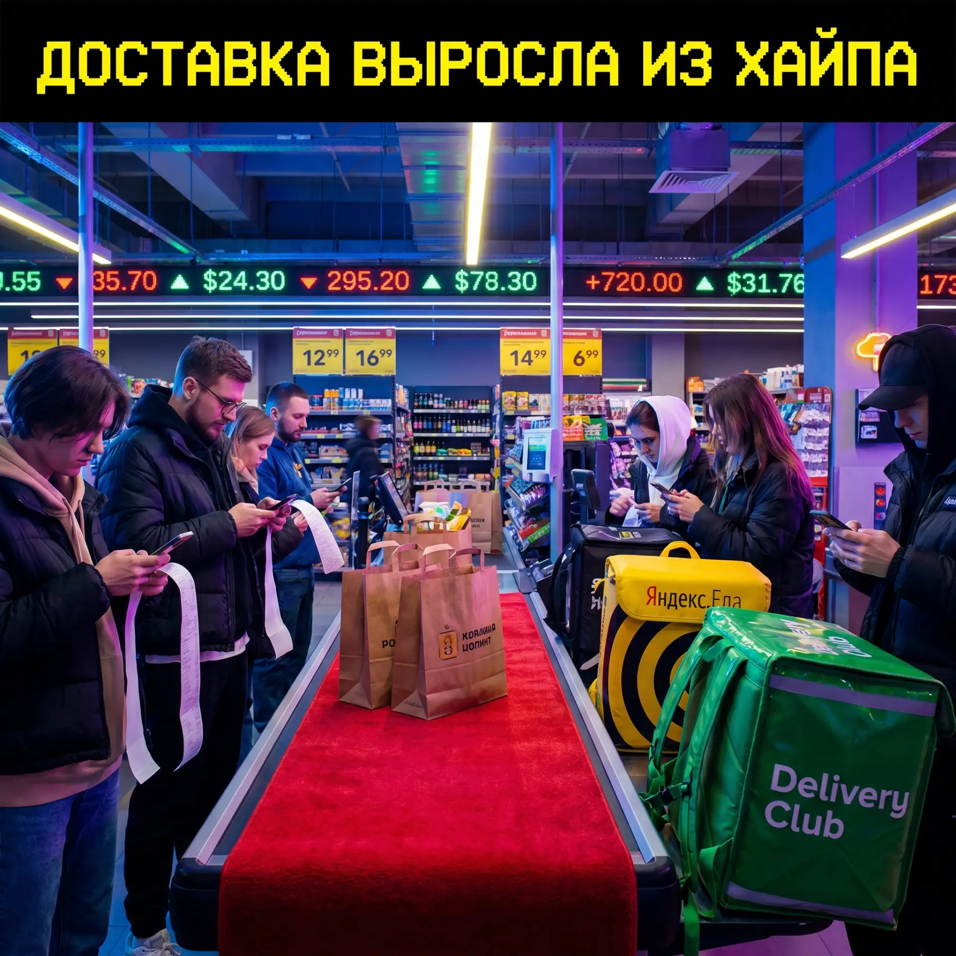 Доставка продуктов выросла из хайпа
