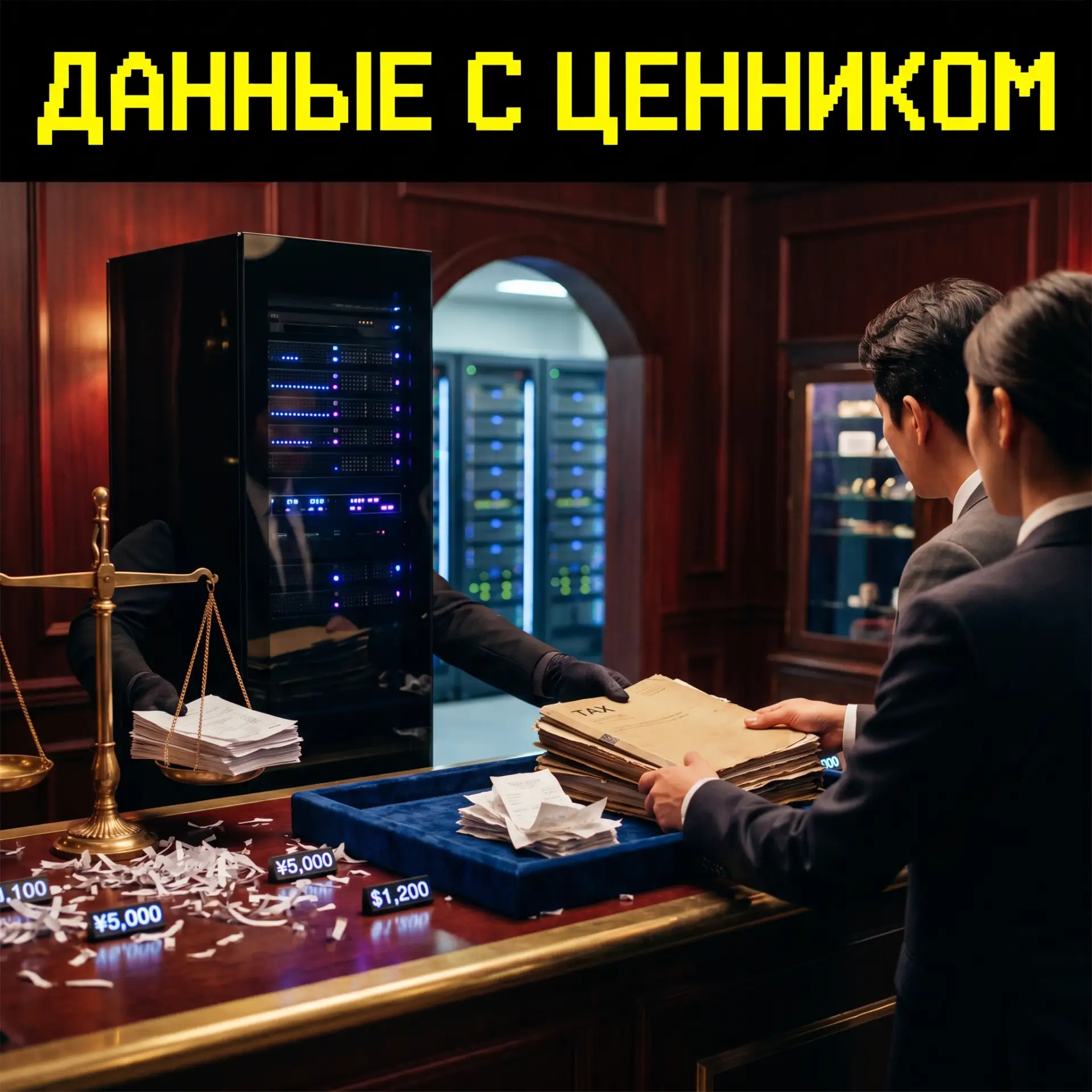 Данные с ценником