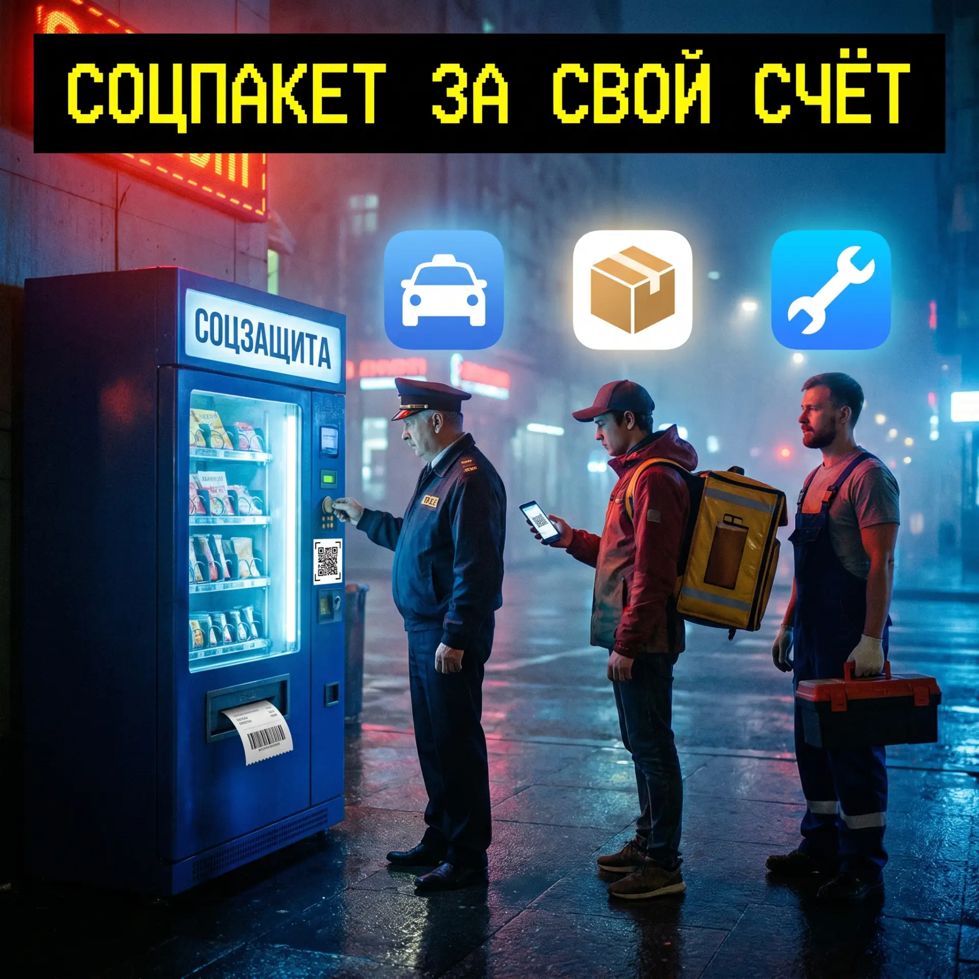 Соцпакет за свой счёт
