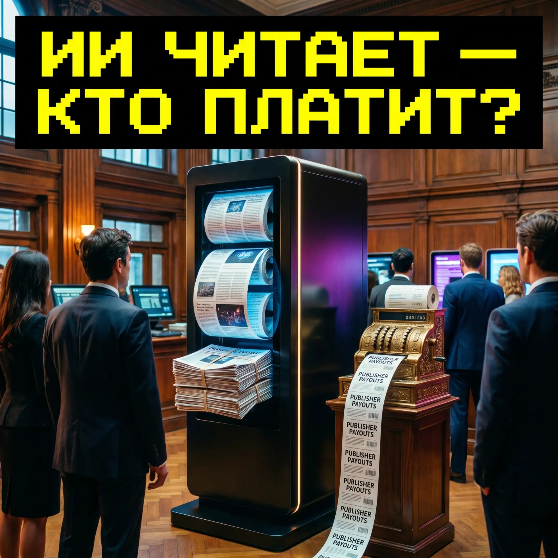 ИИ читает новости, а платить кому?