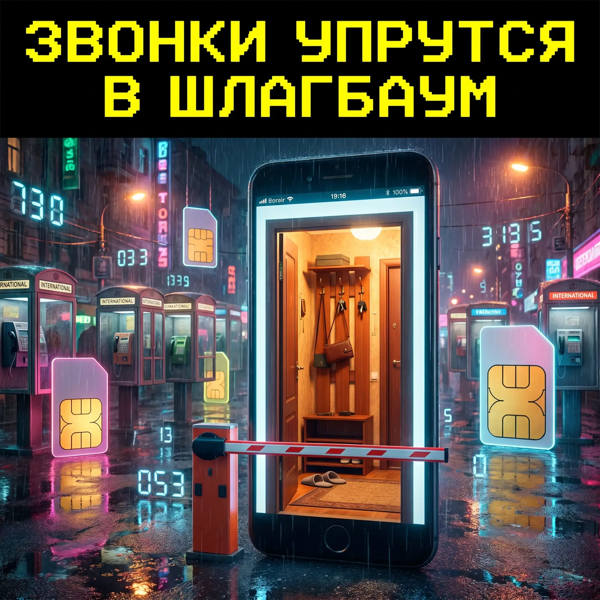 Звонки упрутся в шлагбаум