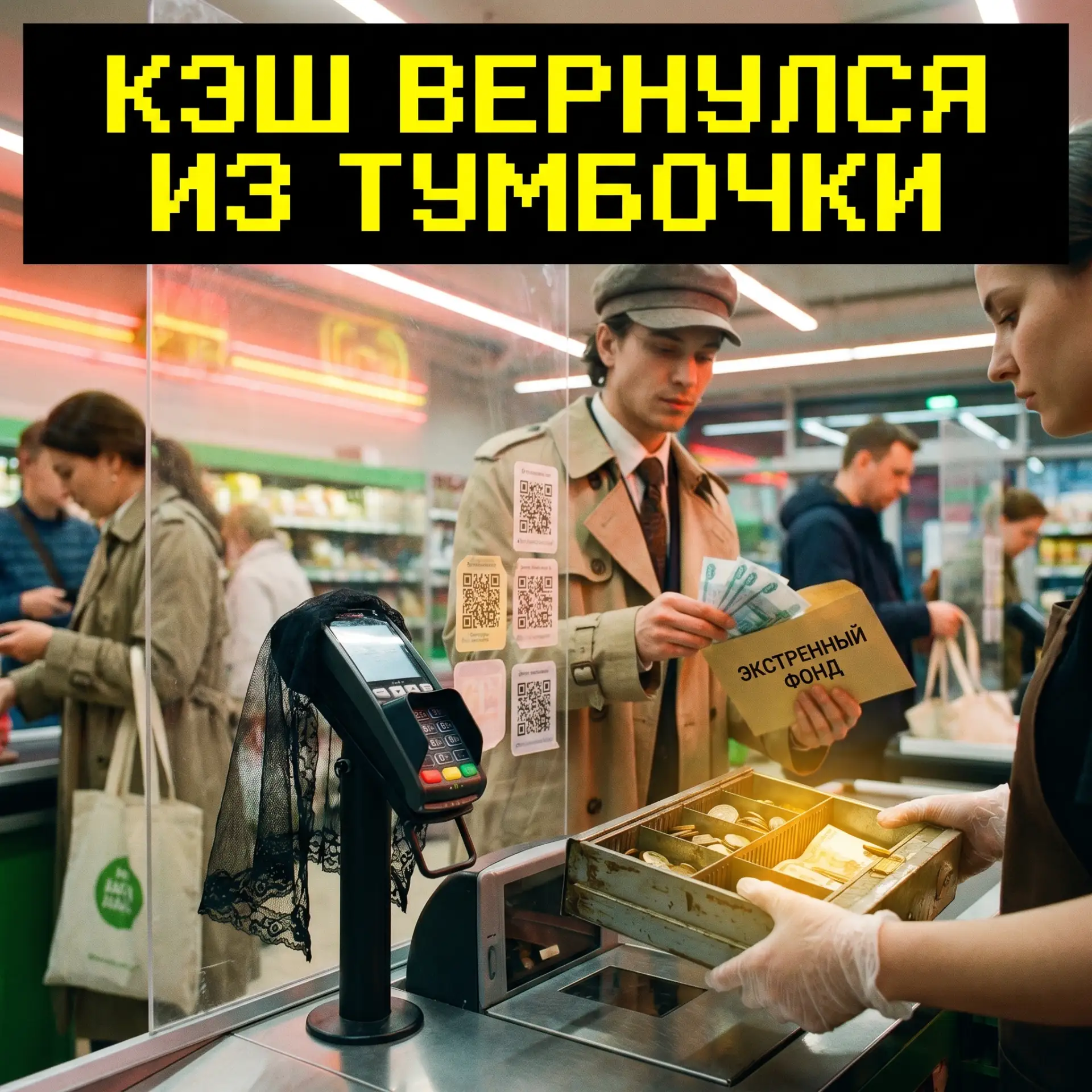 Кэш вернулся из тумбочки