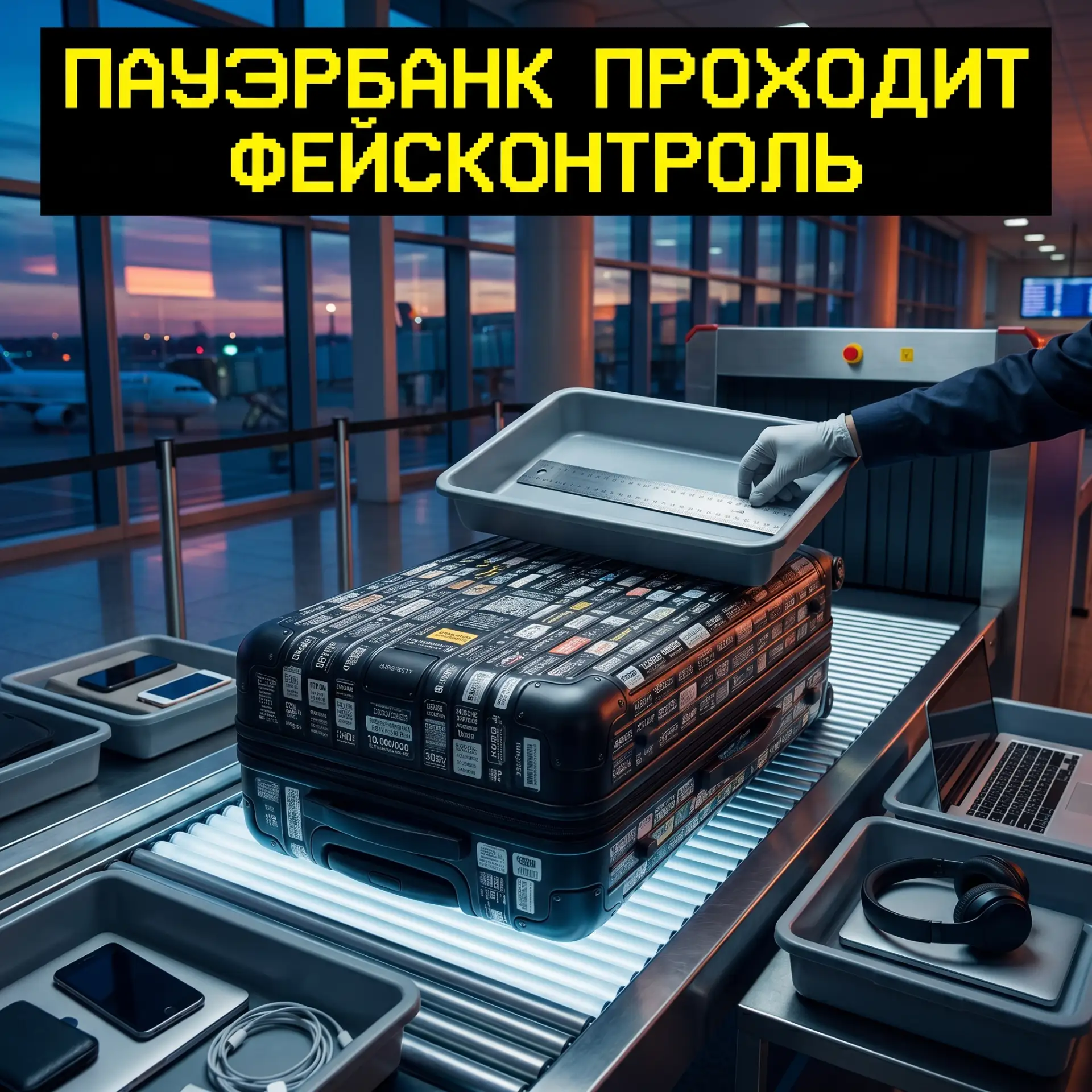 Пауэрбанк проходит фейсконтроль