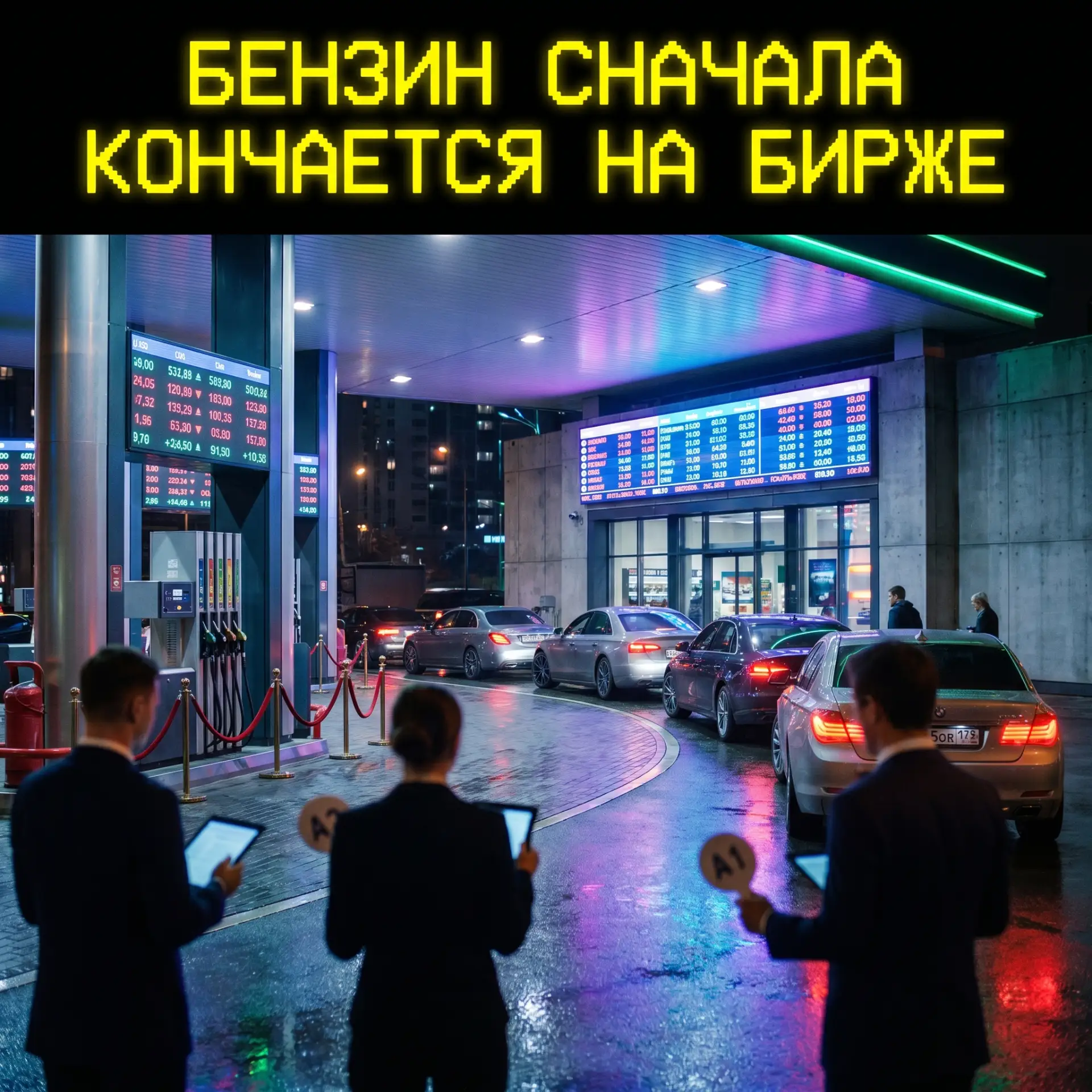 Бензин сначала кончается не на заправке