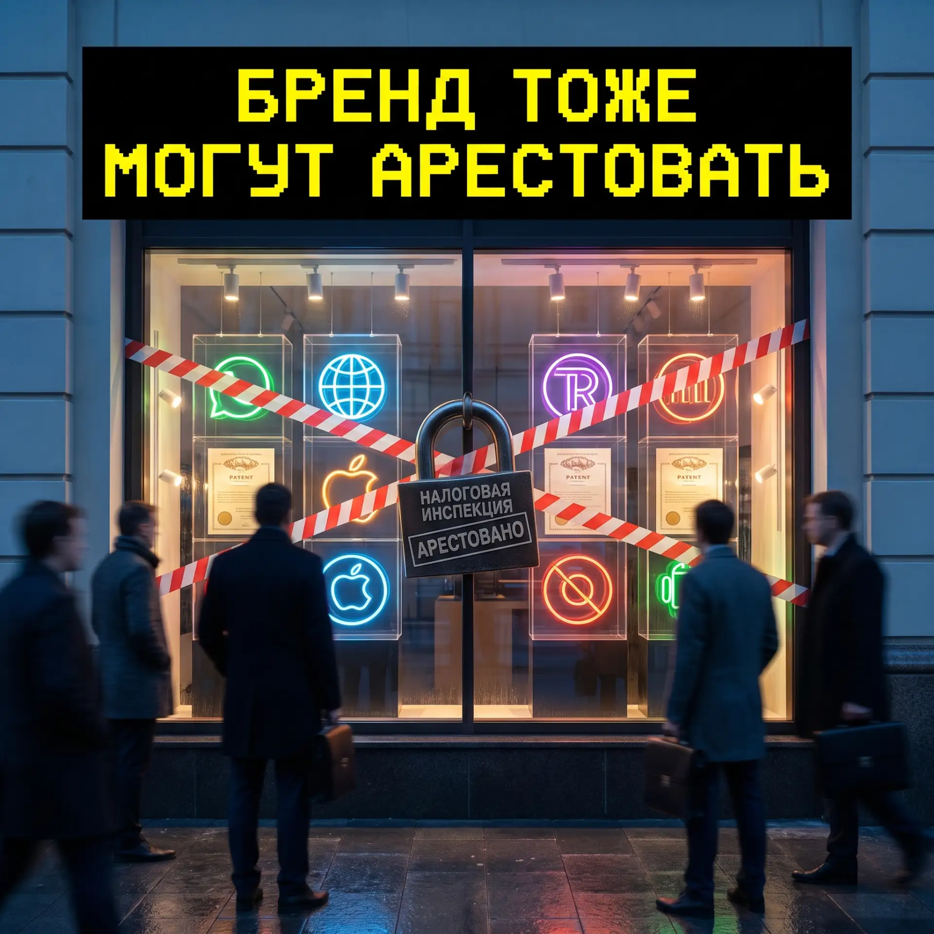 Бренд тоже могут арестовать