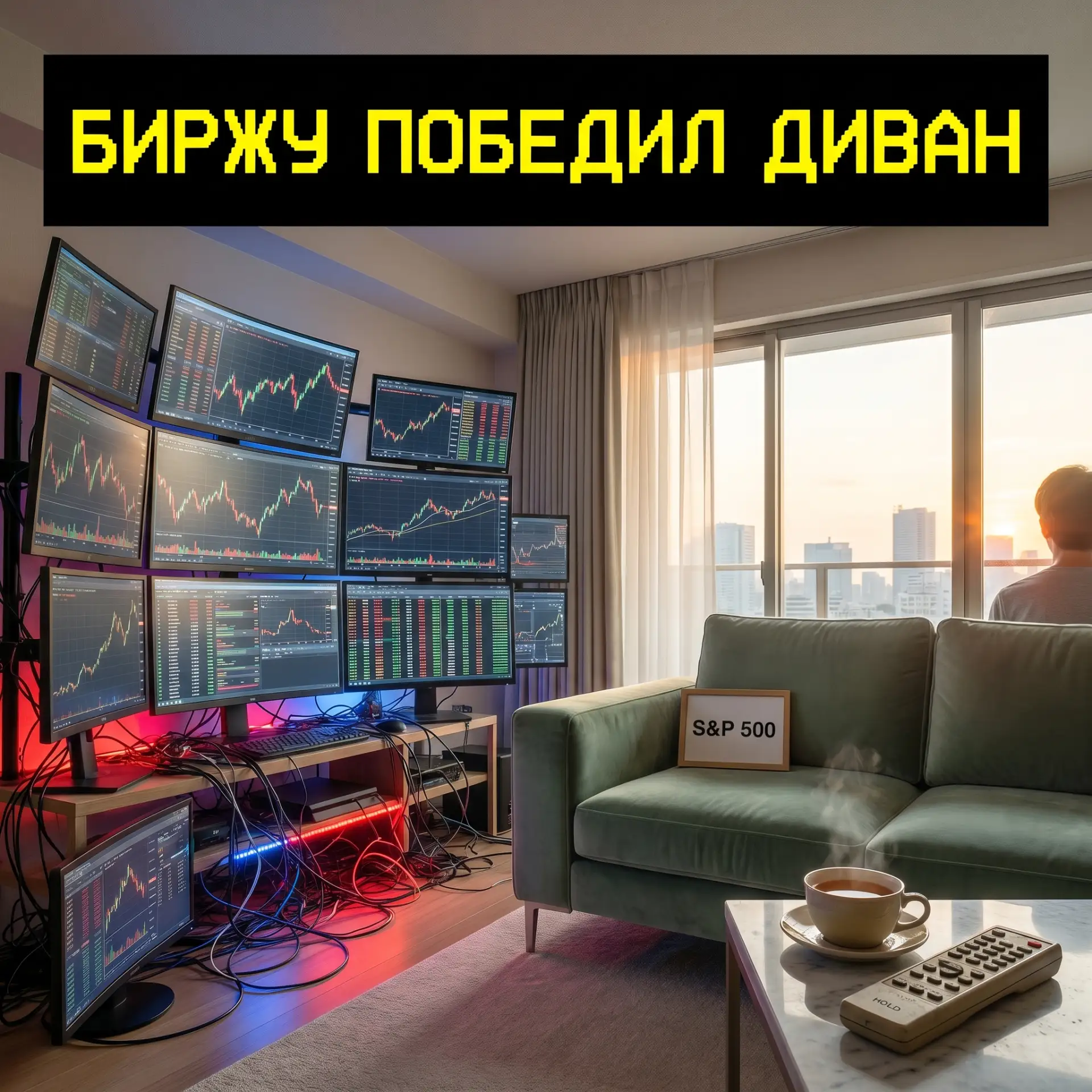 Биржу победил диван