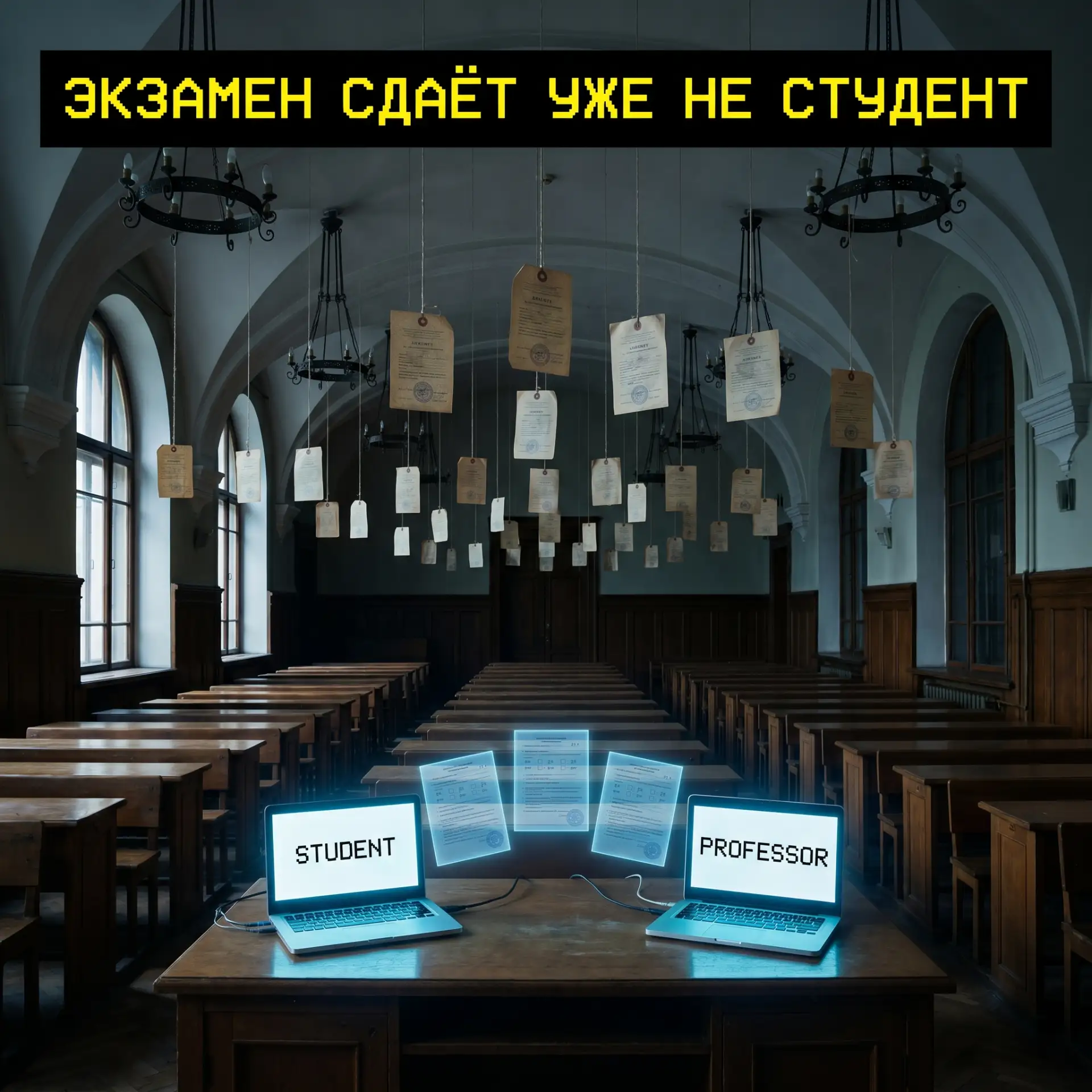 Экзамен сдаёт уже не студент