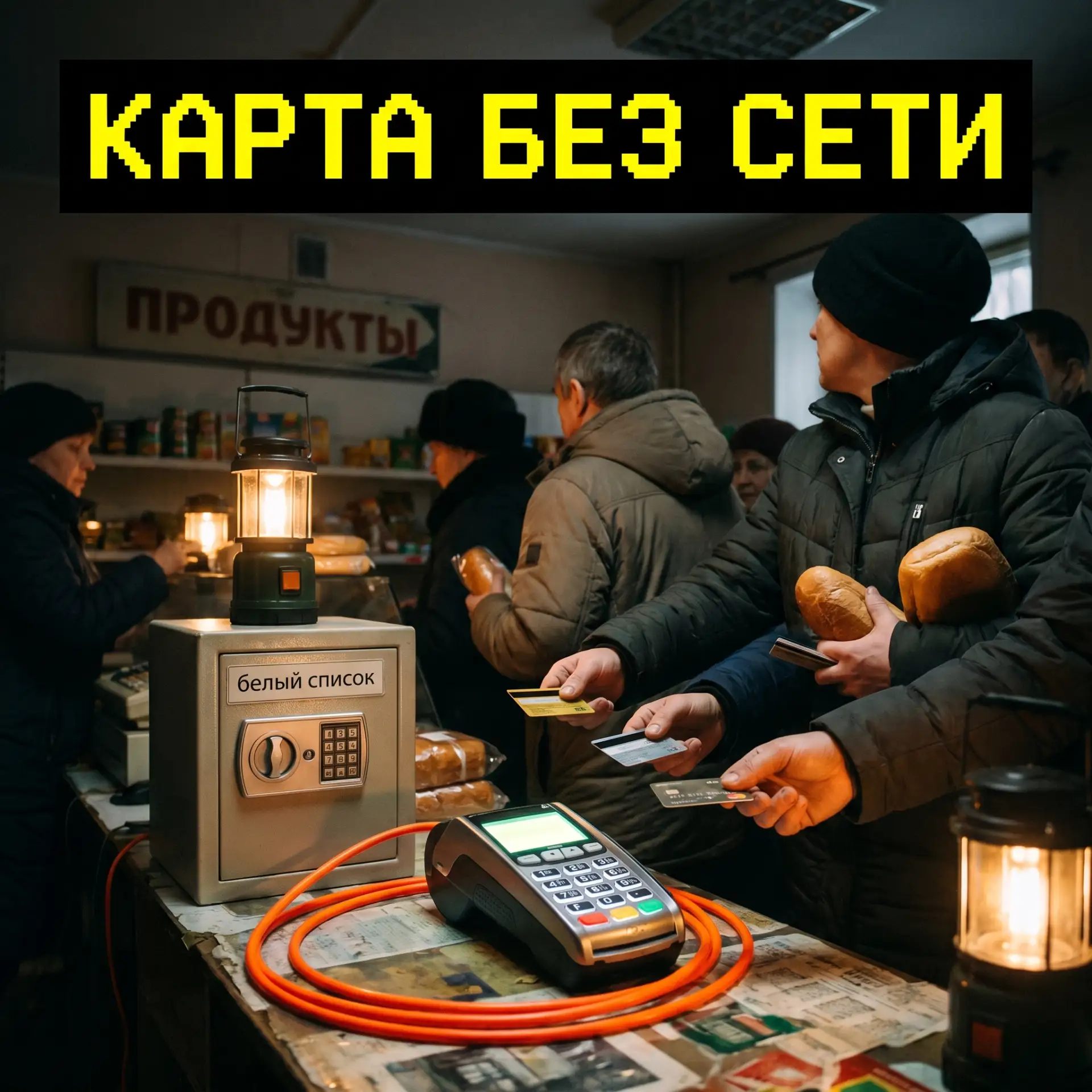 Карта должна работать даже без сети