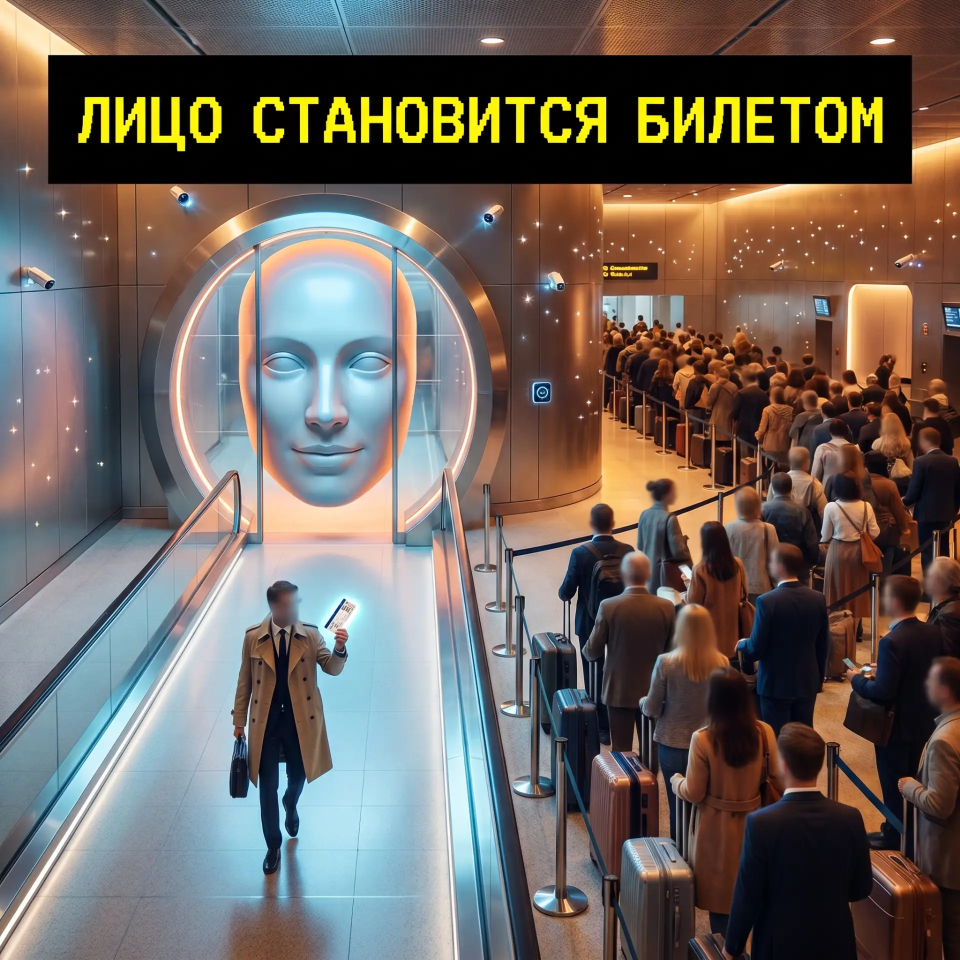 Лицо становится билетом