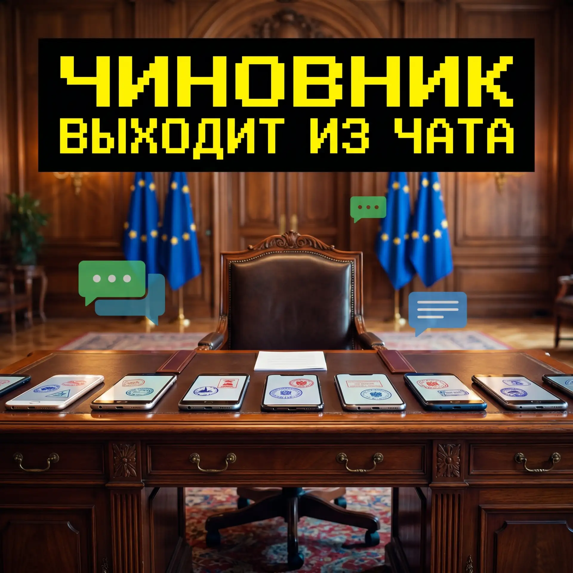 Чиновник выходит из чата