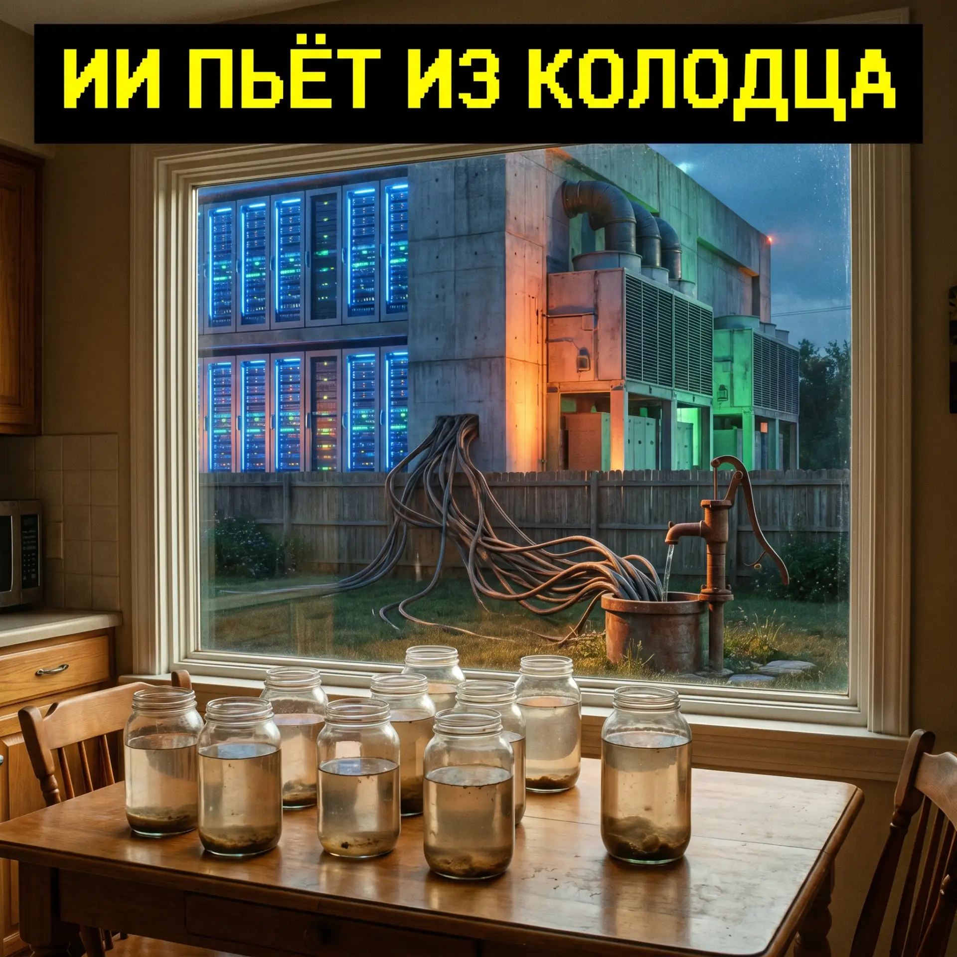 ИИ пьёт из колодца