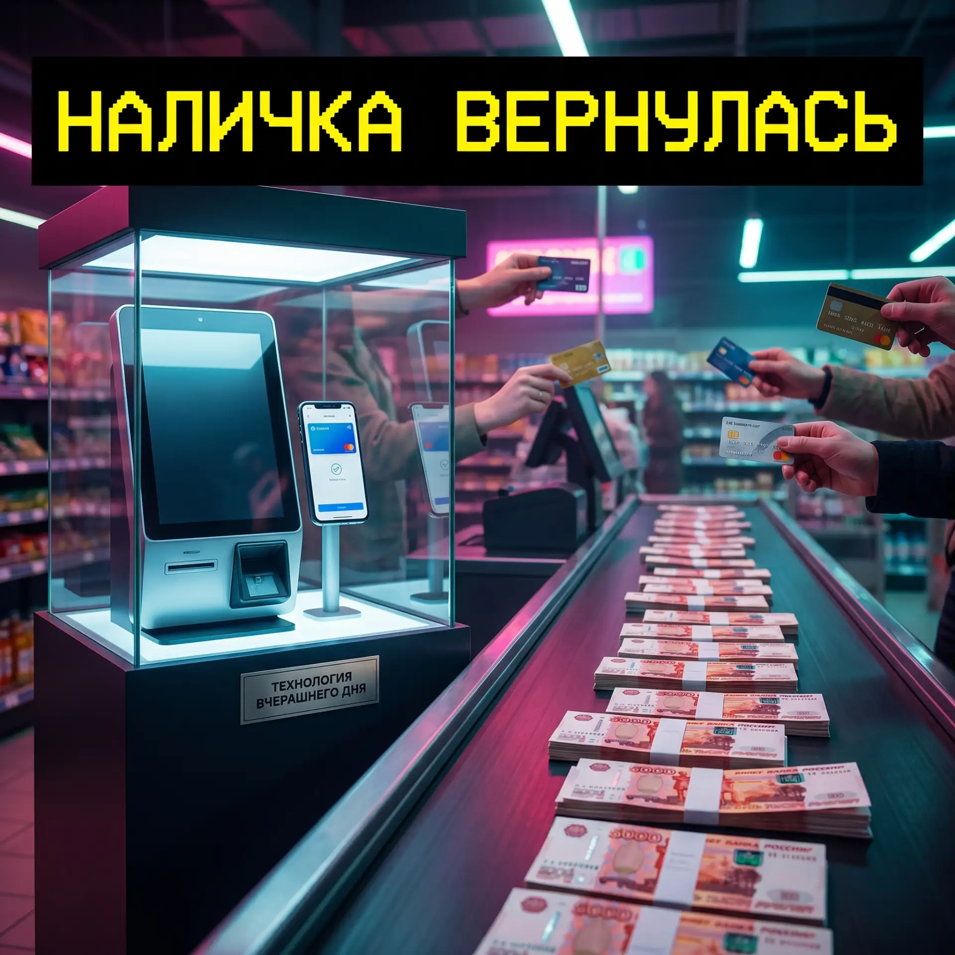 Наличка вернулась