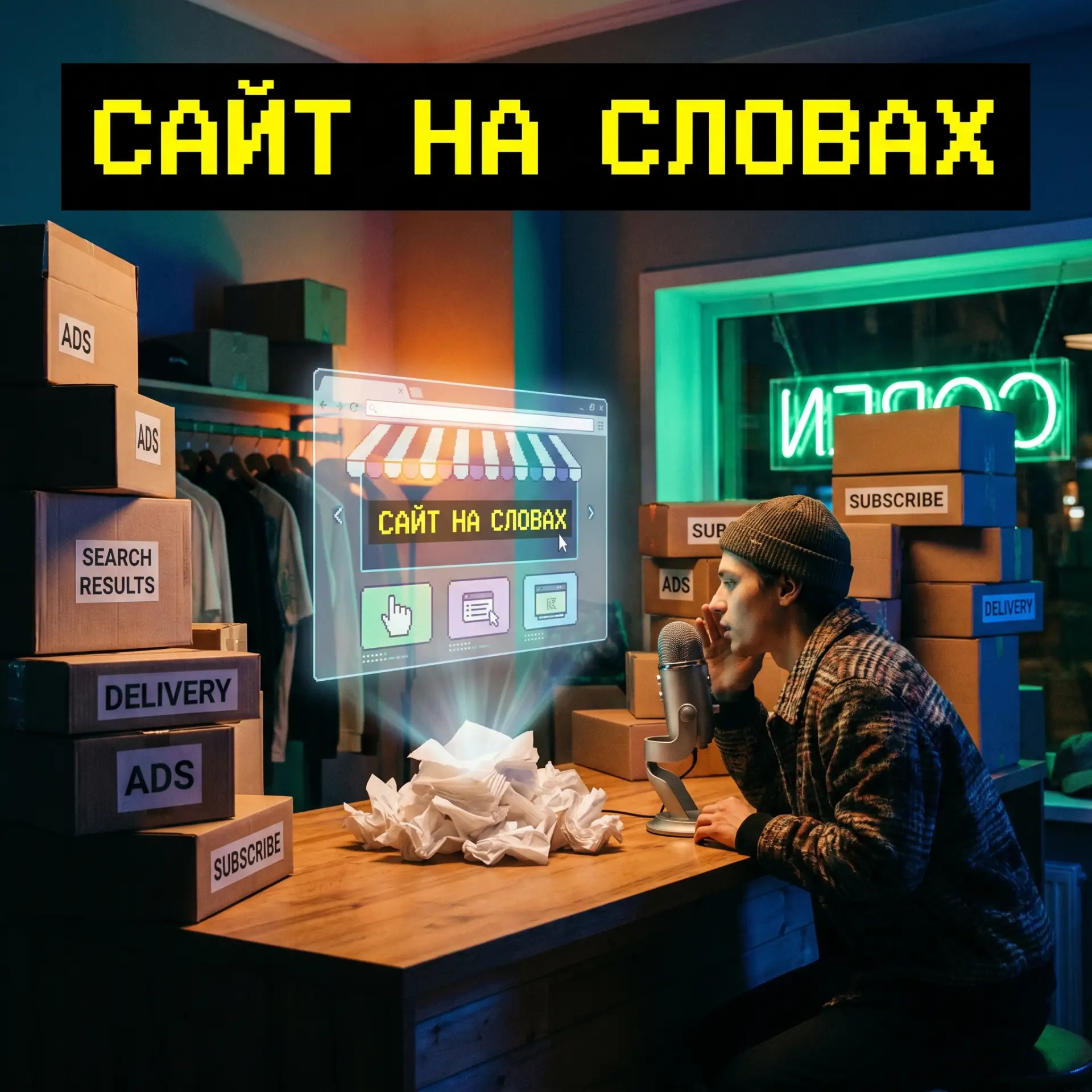 Сайт на словах