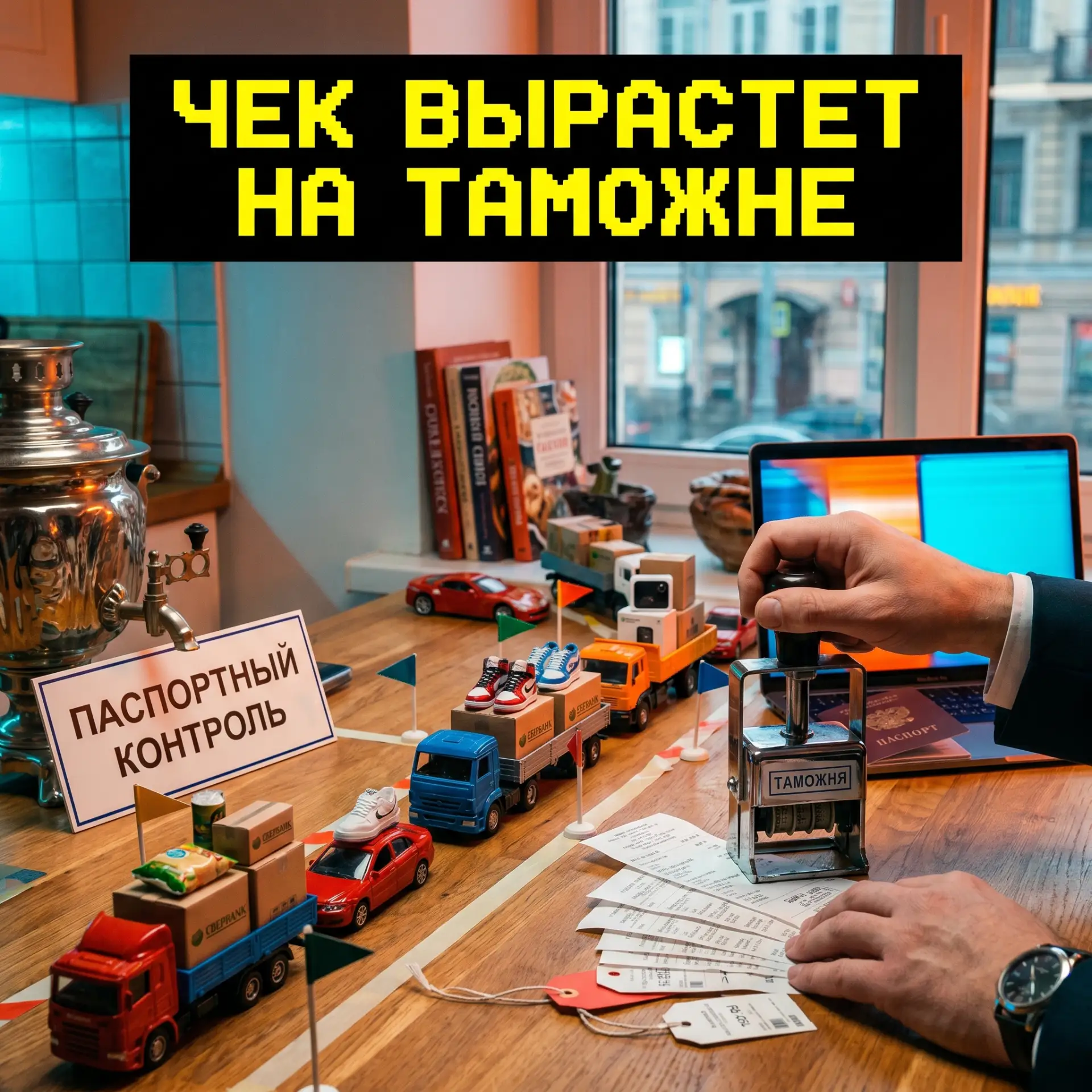 Чек вырастет на таможне
