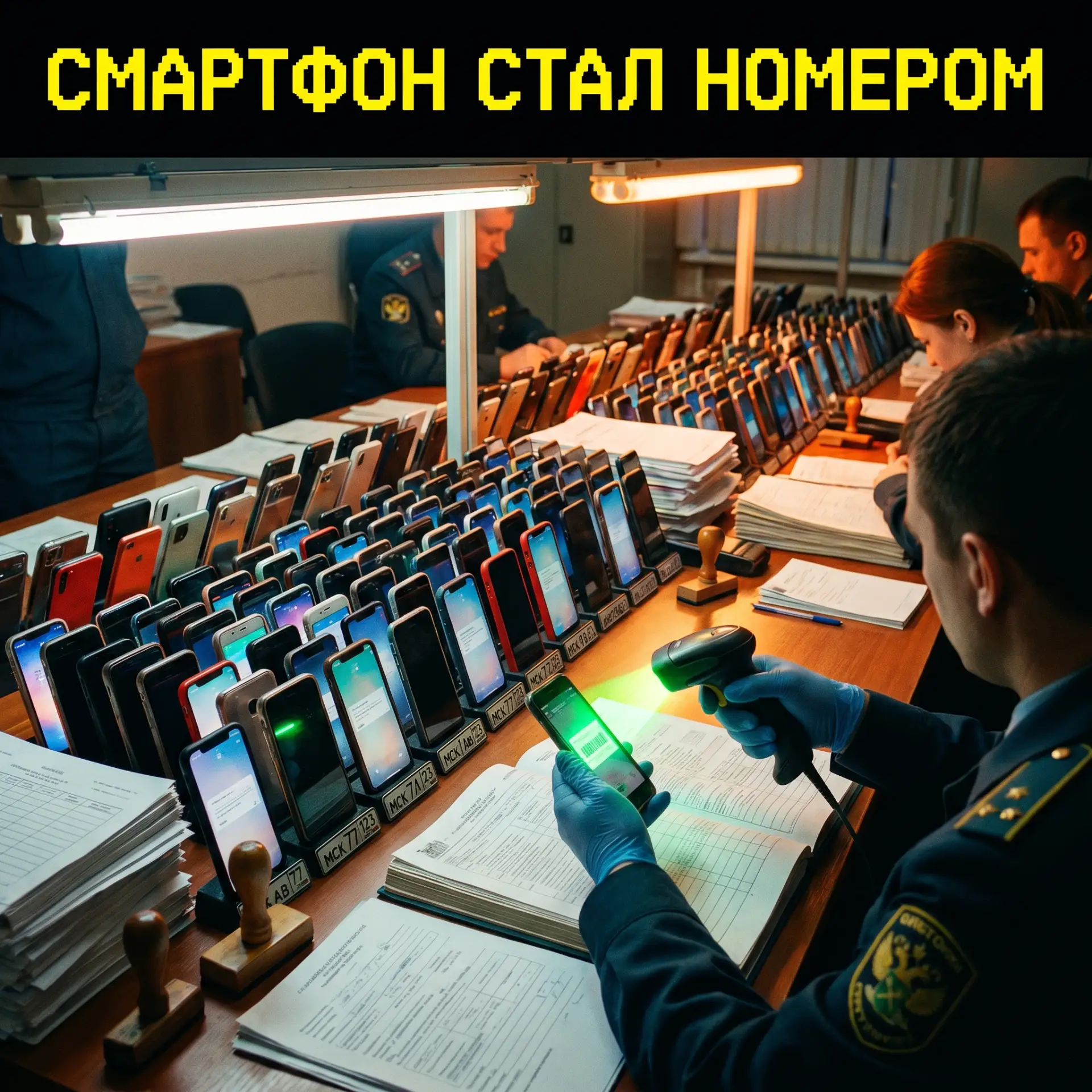 Смартфон стал номером