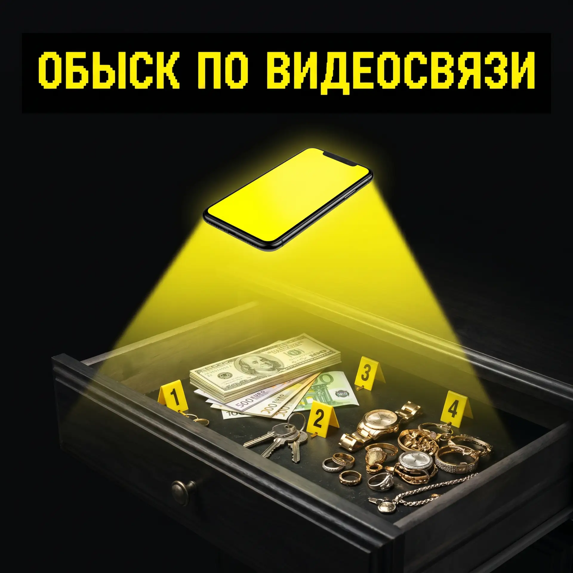 Обыск по видеосвязи