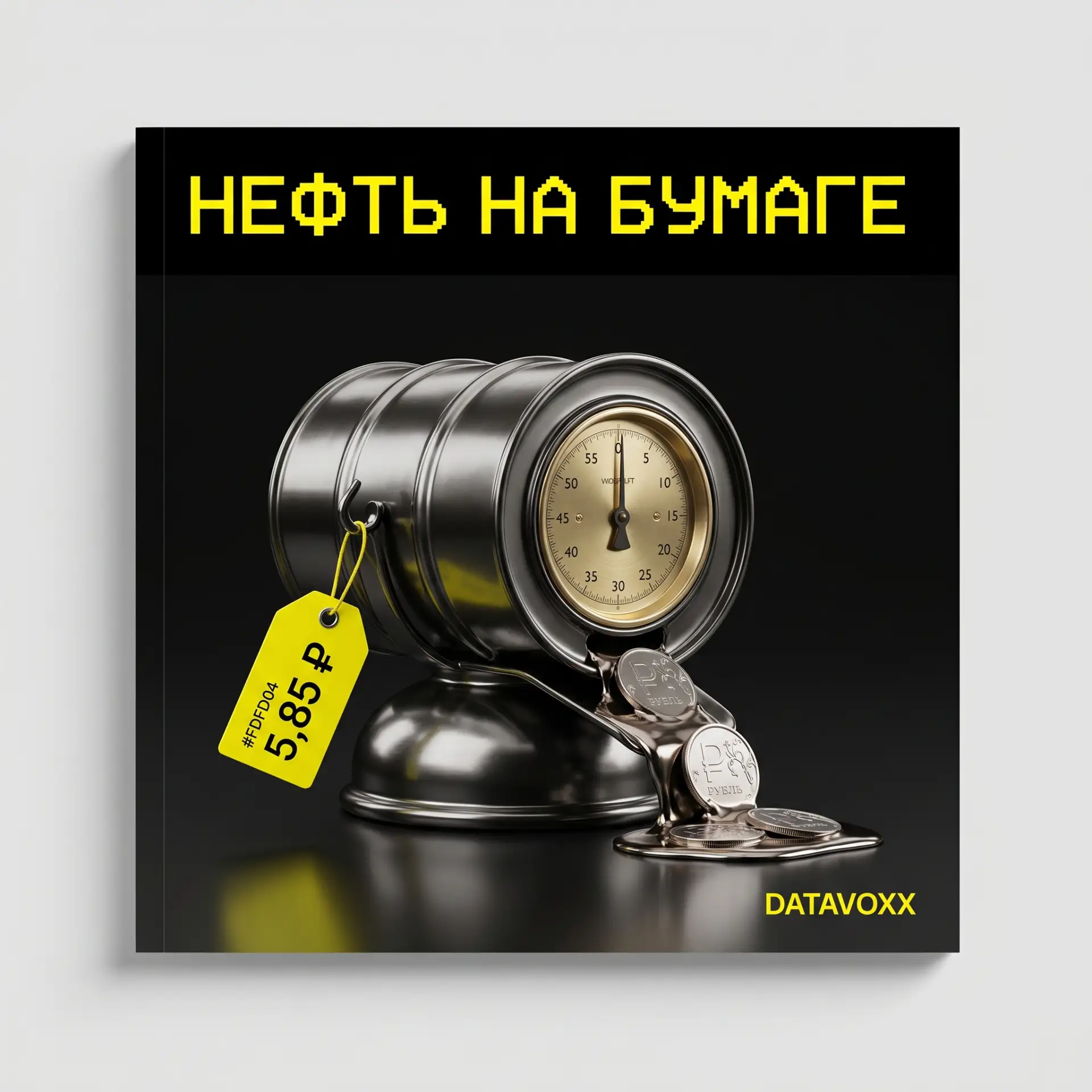 Нефть подешевела на бумаге