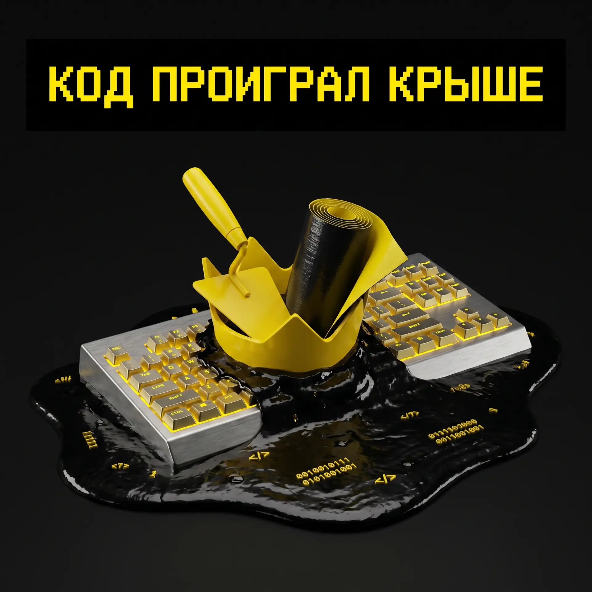Код проиграл крыше