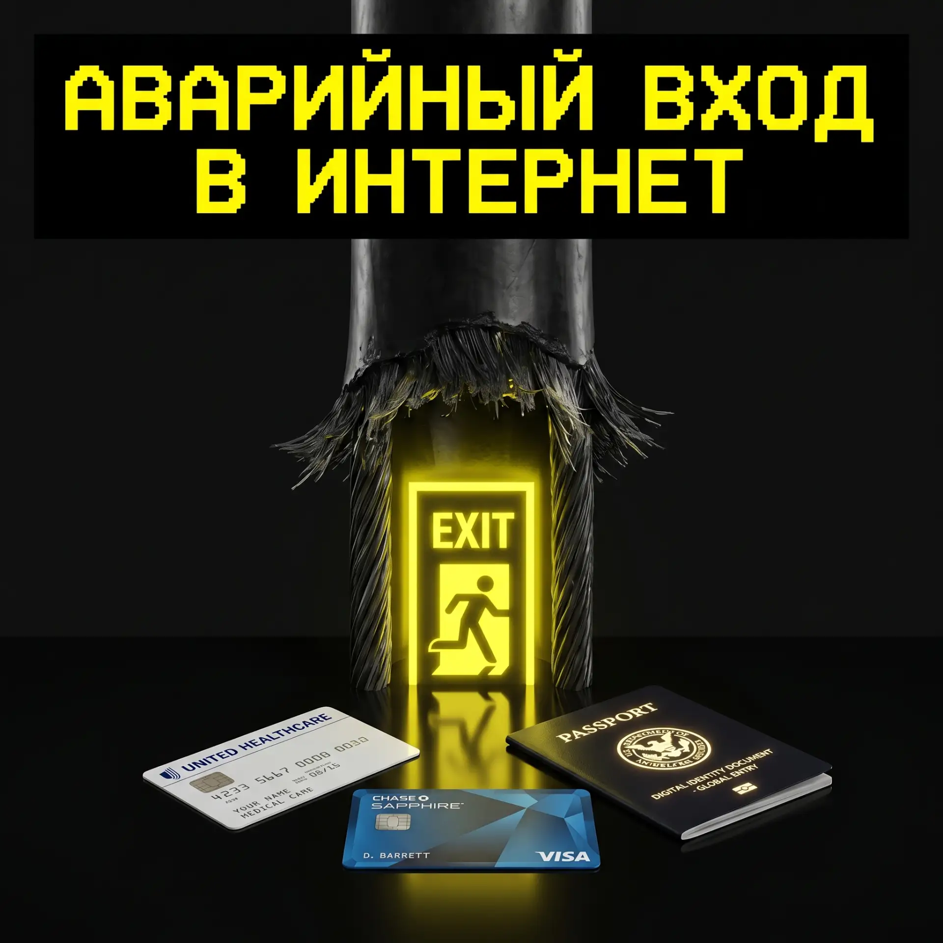 Интернету делают аварийный вход